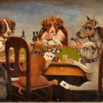 Собаки, играющие в покер