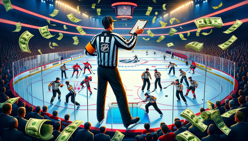 Какая заработная плата у судей НХЛ